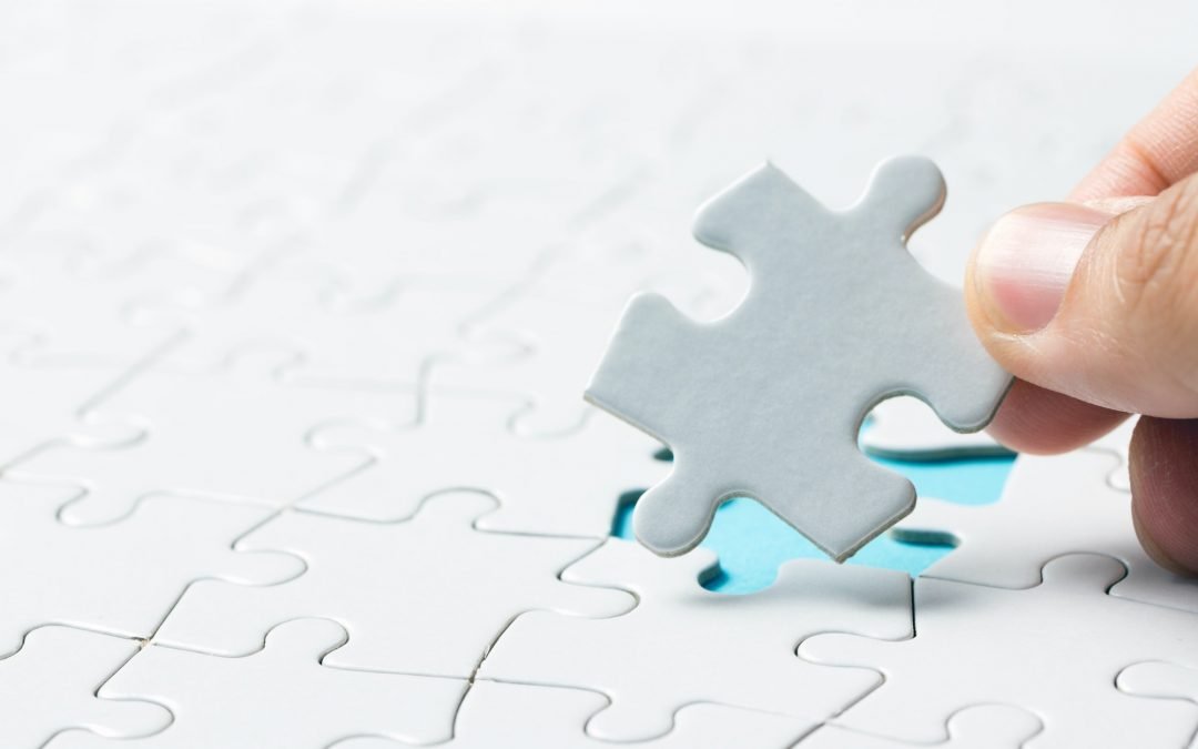 Conceptual of problem soving or finding a solution