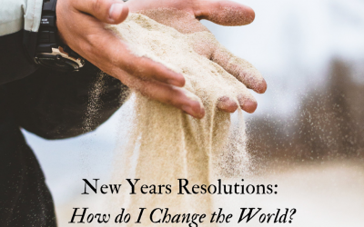 New Year’s Resolutions, Part 2: How Do I Change the World?