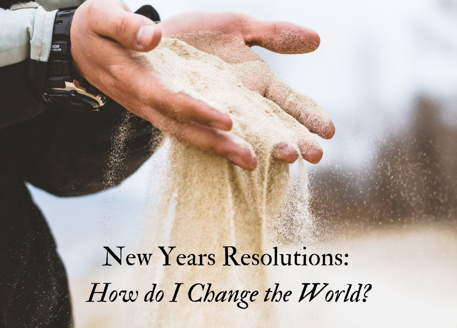 New Year’s Resolutions, Part 2: How Do I Change the World?